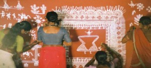 Women Making Warli Art