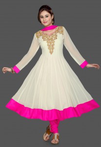 Embroidered Anarkali for Traditional Look